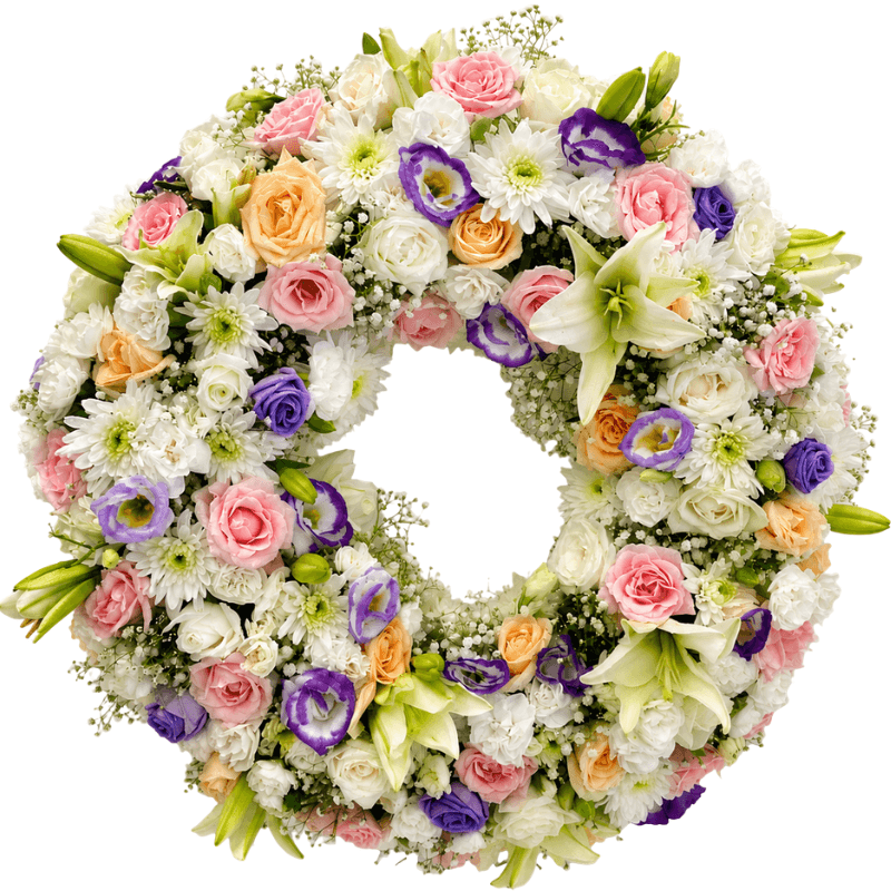 Floral Halo Wreath