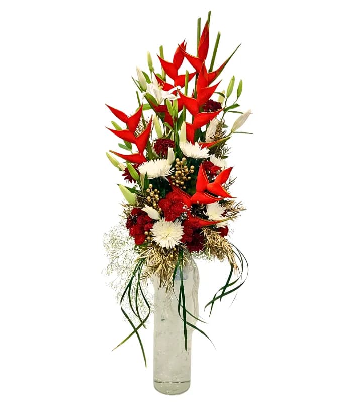 Red & Ivory Luxe Grand Stand