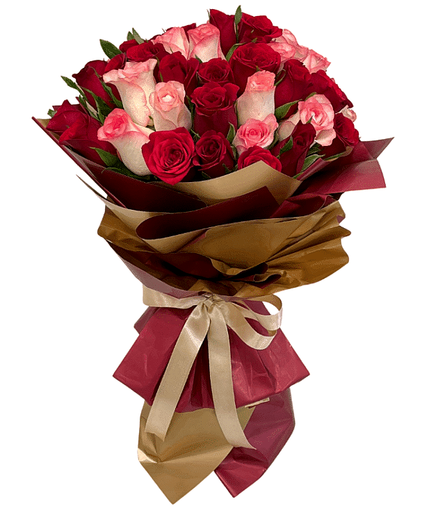 Passionate Crimson Cascade
