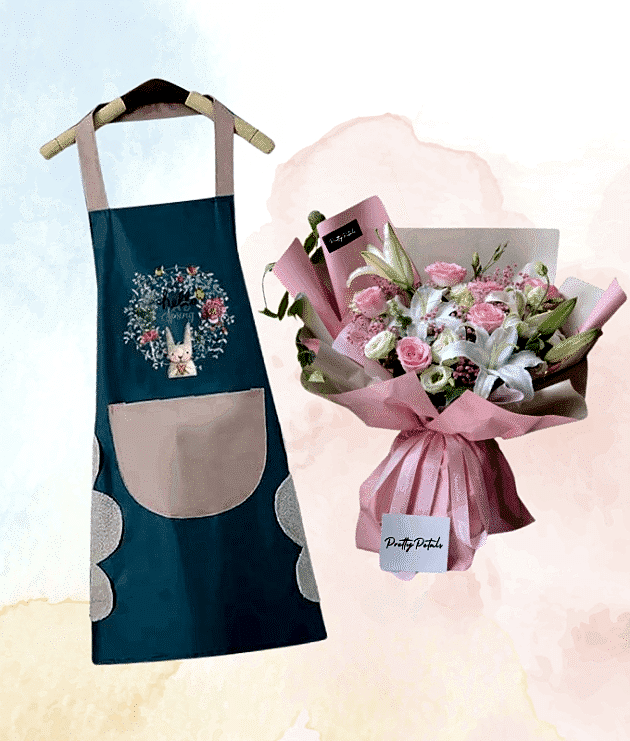 Apron Floral Combo