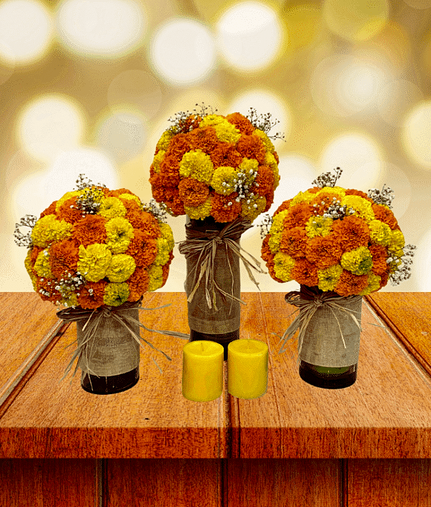 Gleaming Marigold Bliss