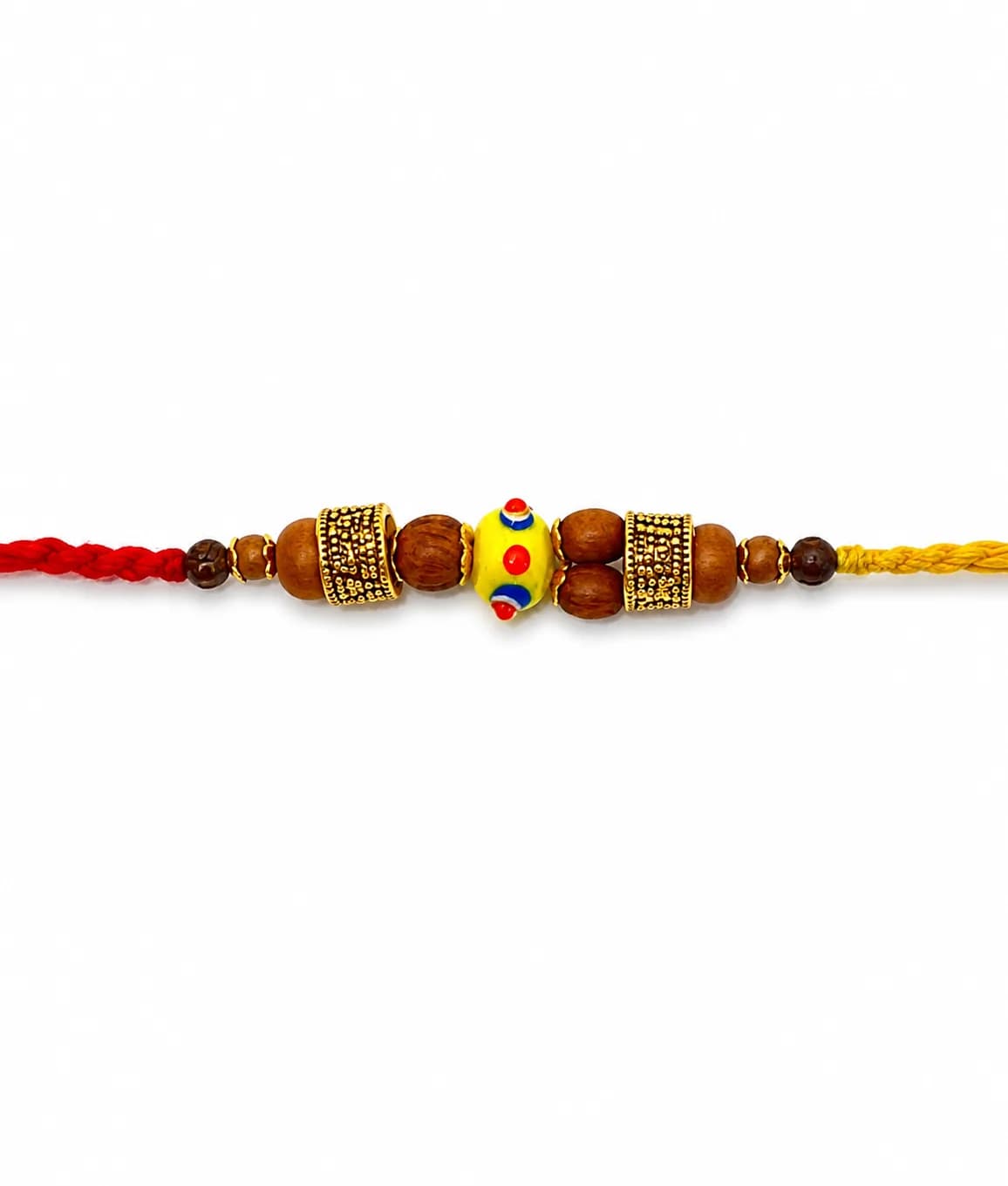 Royal Rudraksha Multicolor Beaded Rakhi
