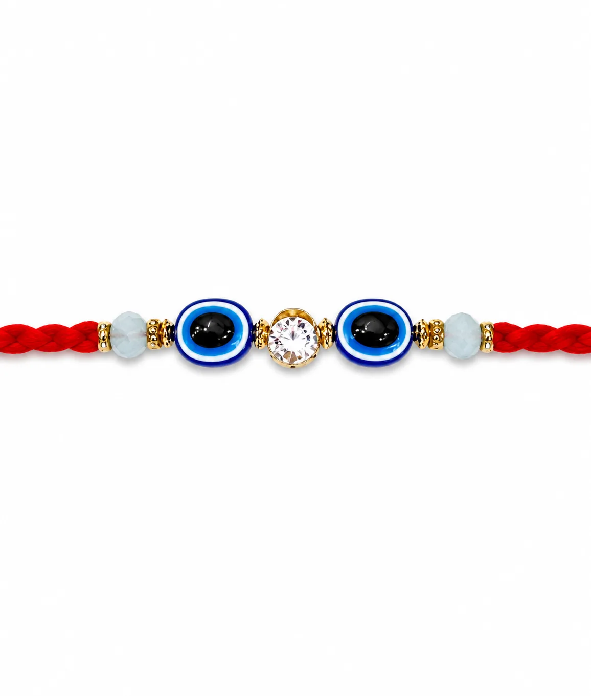 Royal Evil Eye Crystal Rakhi