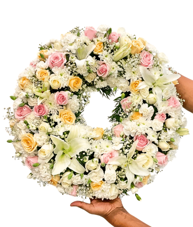 Soft Pastel color Wreath